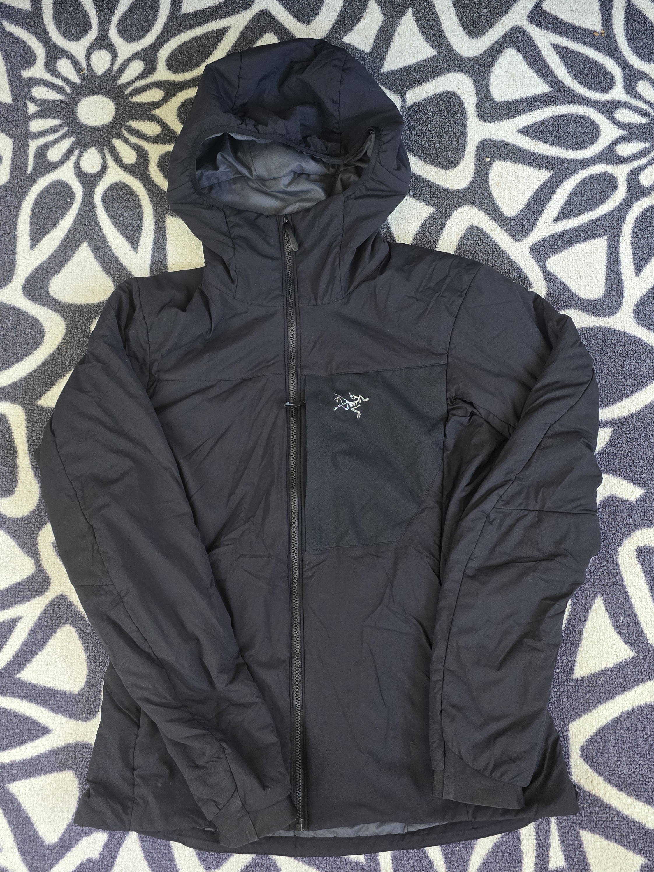 Arc'teryx Proton Hoody Women Black Hooded Jacket Zip Size Small 2022
